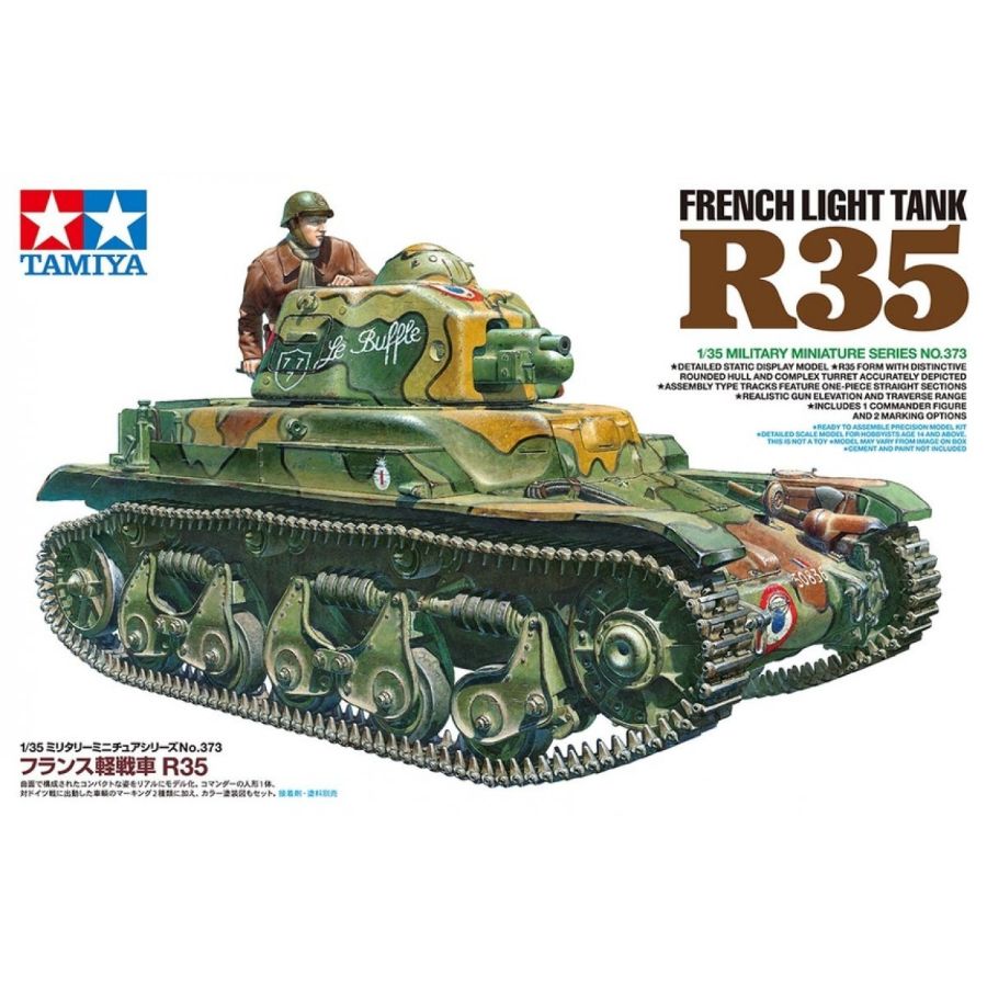 Tamiya Model Kit 1:35 French Light Tank R35