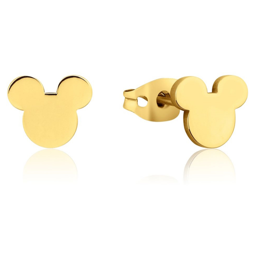 Disney Stud Earrings Mickey Mouse Gold