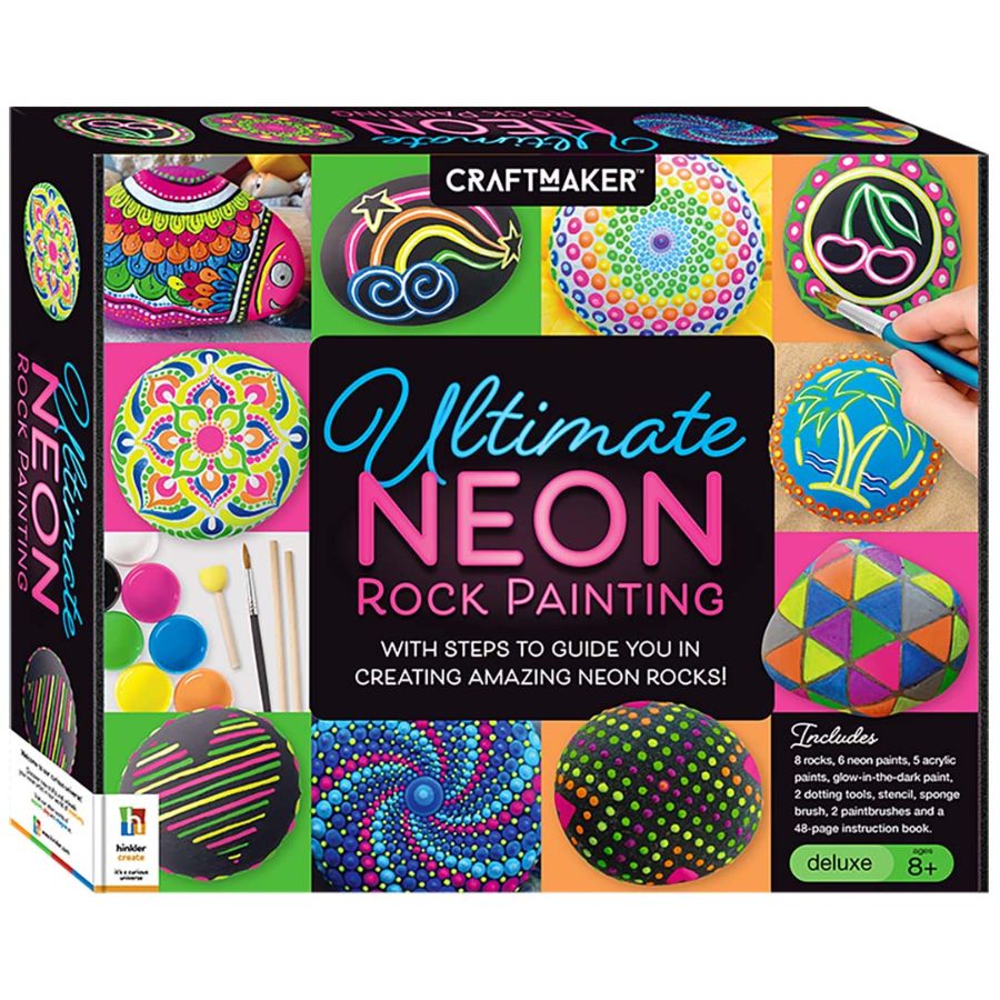 Craft Maker Ultimate Neon Rock Painting