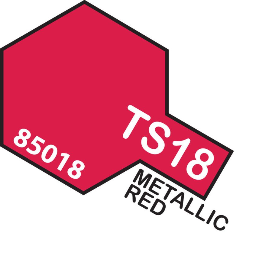 Tamiya Spray Paint TS18 Metallic Red