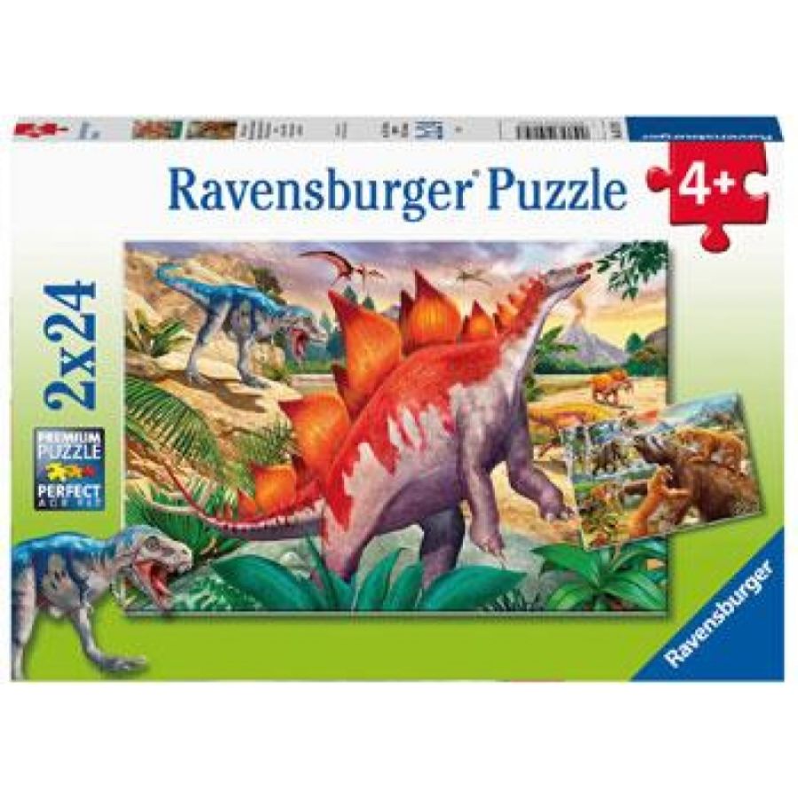 Ravensburger Puzzle 2x24 Piece Primeval Times