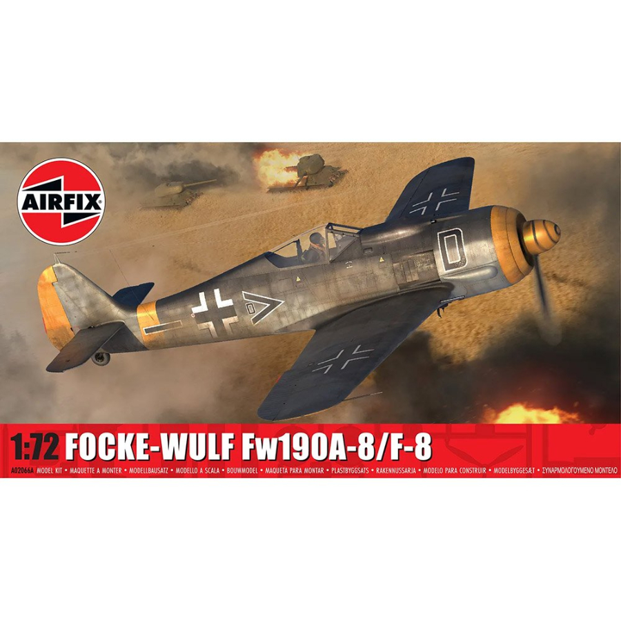 Airfix Model Kit 1:72 Focke-Wulf Fw190A-8 F-8