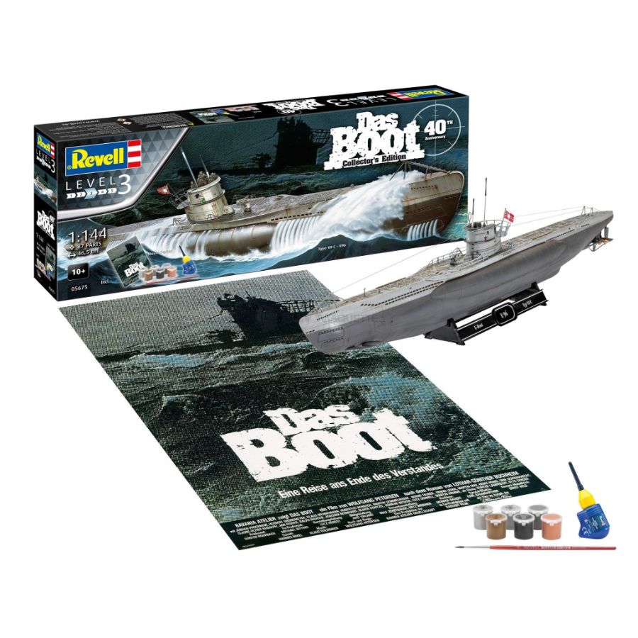 Revell Model Kit 1:144 Das Boot Collectors Edition 40th Anniversary
