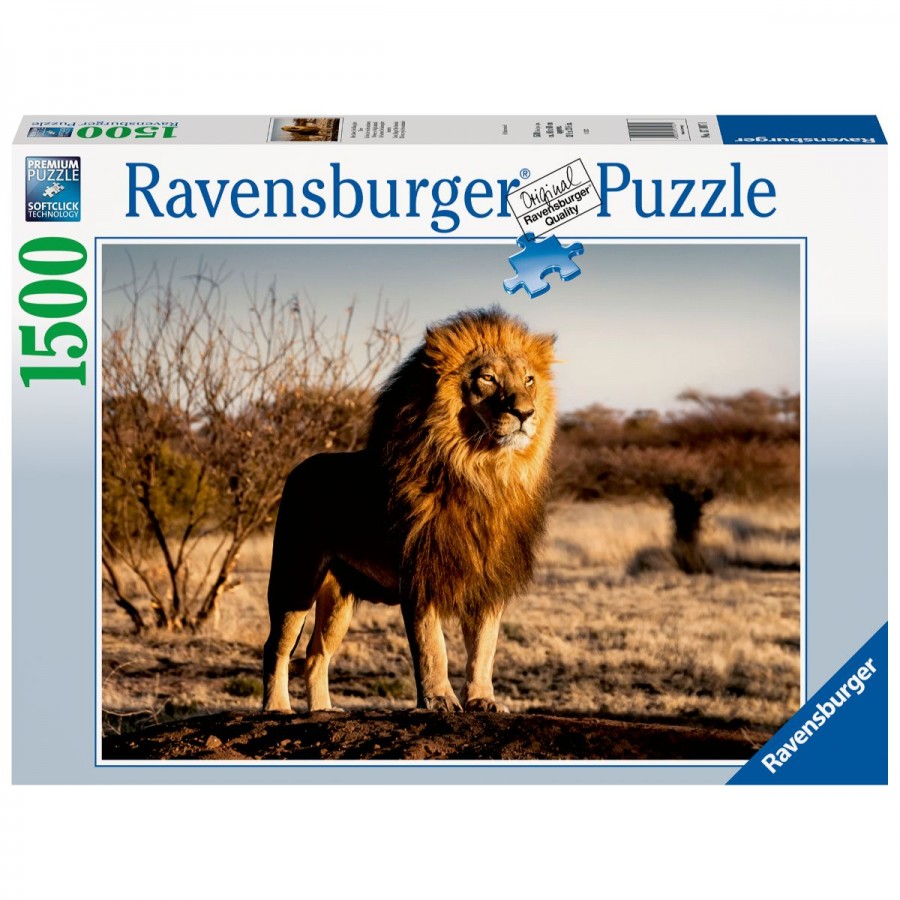 Ravensburger Puzzle 1500 Piece Lion King Of The Animals