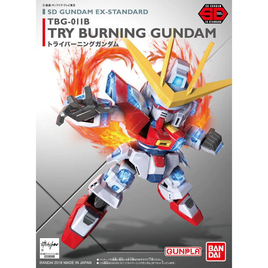 Gundam Model Kit SD Ex-Standard Try Burning Gundam