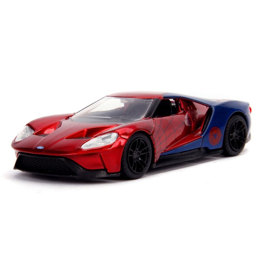 Jada Diecast 1:32 Spiderman 2017 Ford GT Hollywood Rides