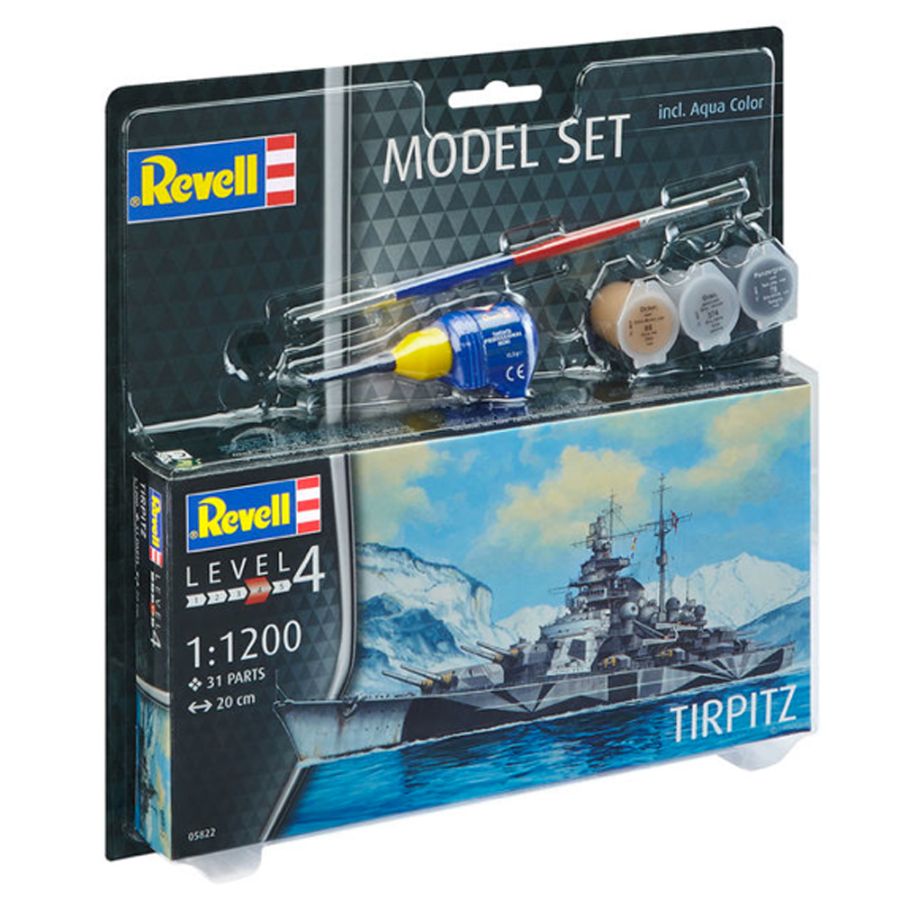 Revell Kit Gift Set 1:1200 Tirpitz