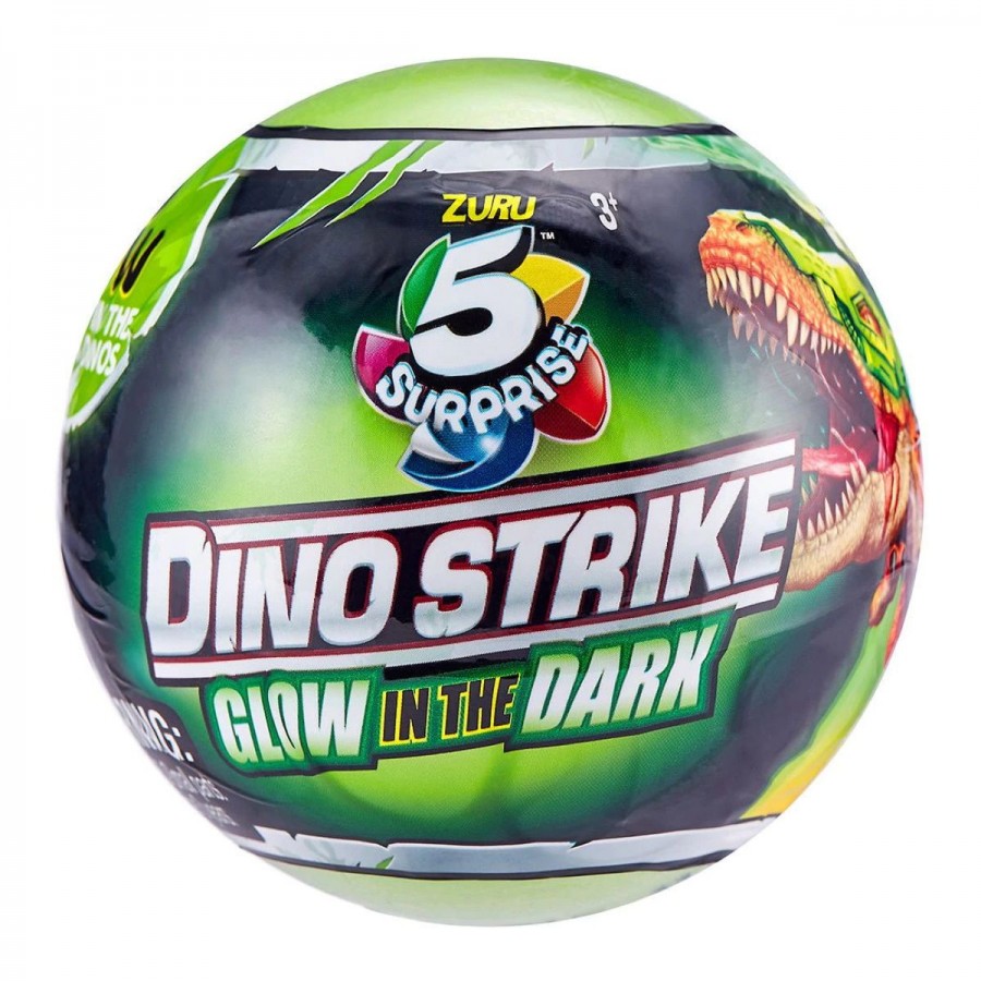 5 Surprise Dino Strike Glow In The Dark