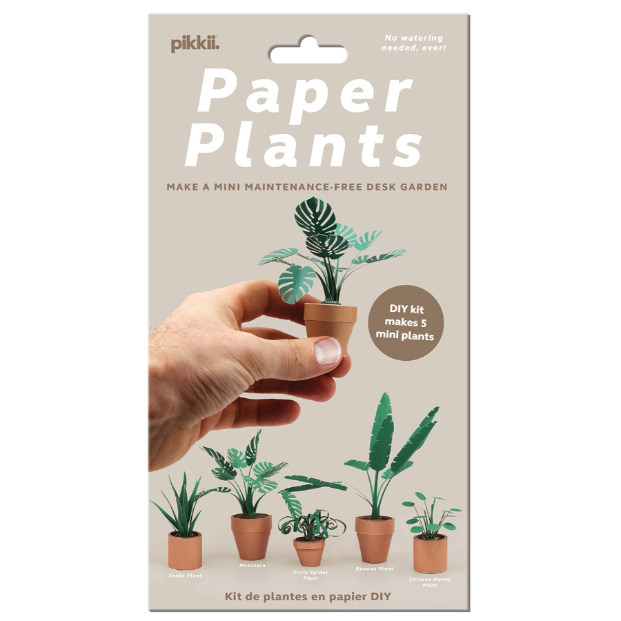 Pikkii Paper Plants Set Of 5 Craft Kit