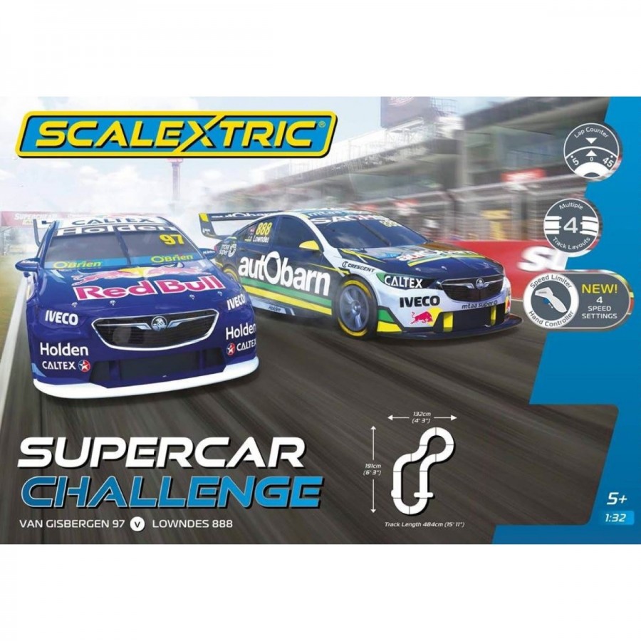 Scalextric Slot Car Set Supercar Challenge 2018