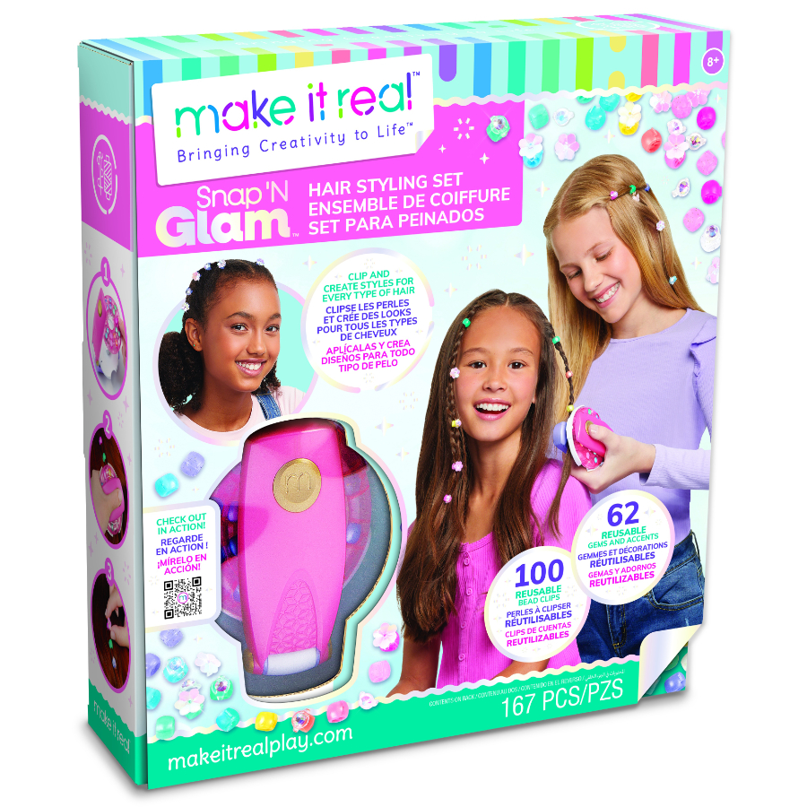 Make It Real Snap N Glam Hair Styling Set