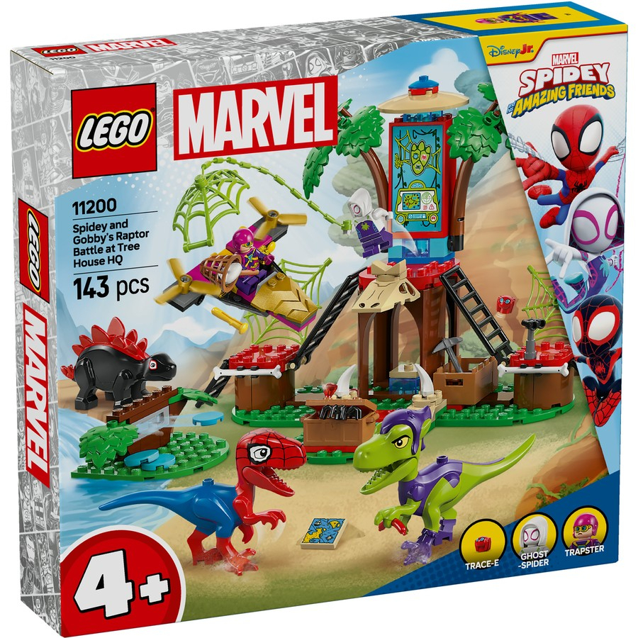 LEGO Spidey & His Amazing Friends Spidey & Gobbys Raptor Battle At Tree 4+ Set