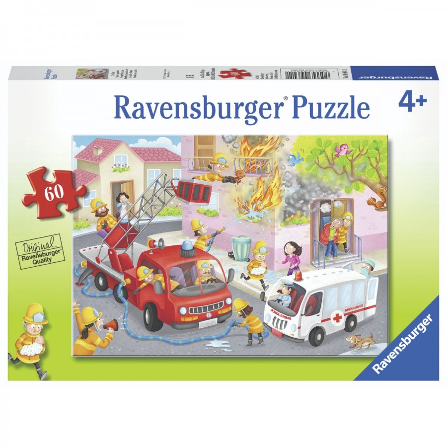 Ravensburger Puzzle 60 Piece Firefighter Rescue
