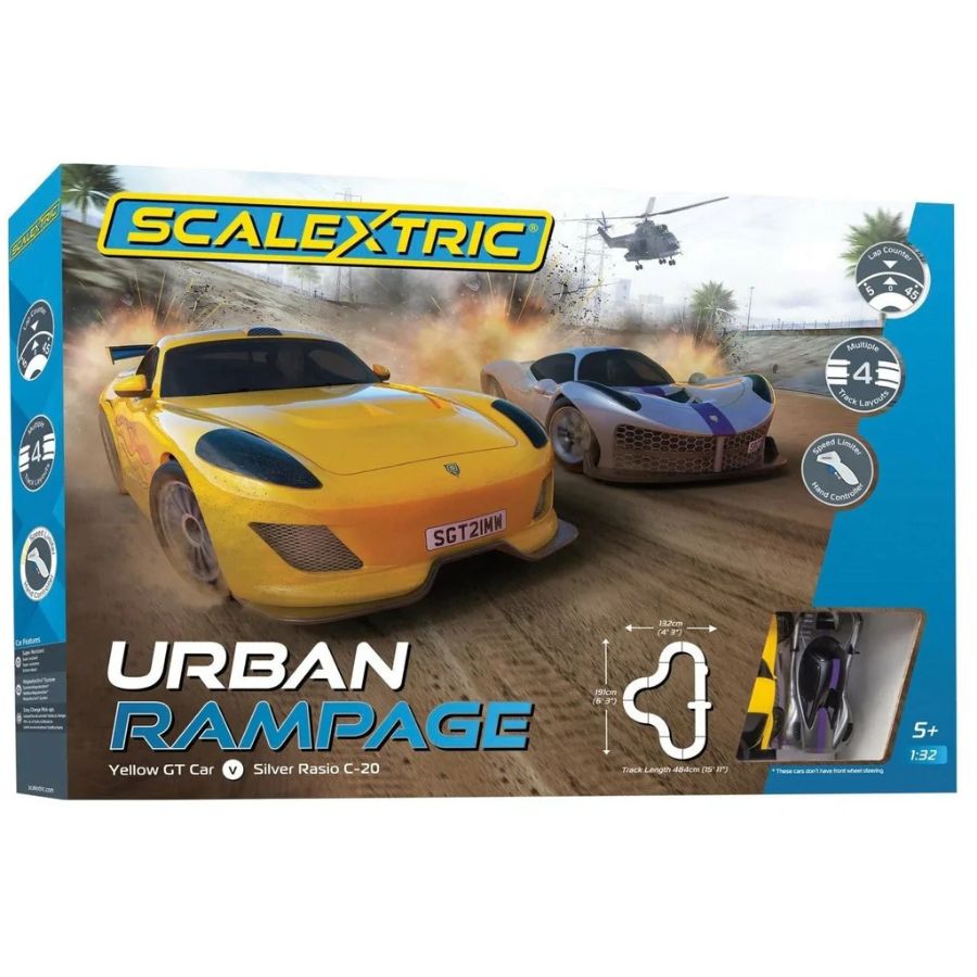Scalextric Slot Car Set Urban Rampage