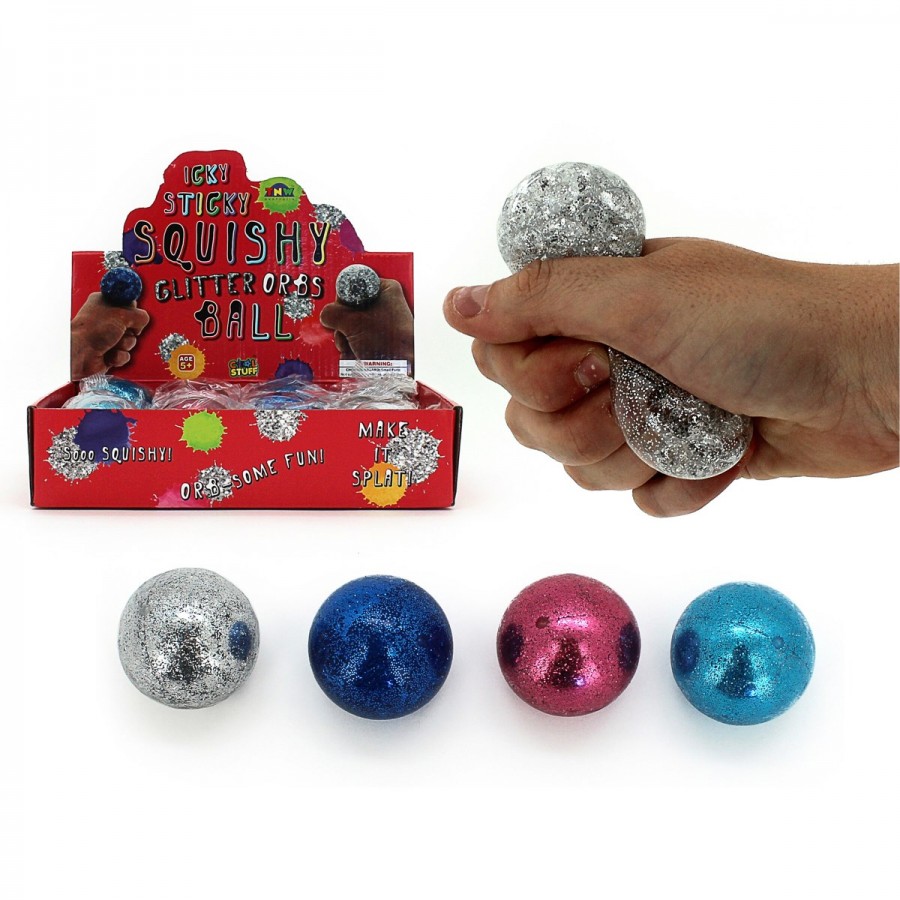 Squishy Water Orbs Glitter Ball Assorted
