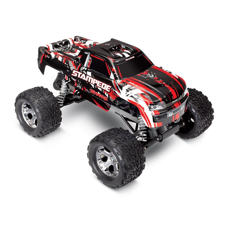 Traxxas Radio Control 1:10 Stampede 2WD Monster Truck XL5 Brushed Battery & Charger Assorted