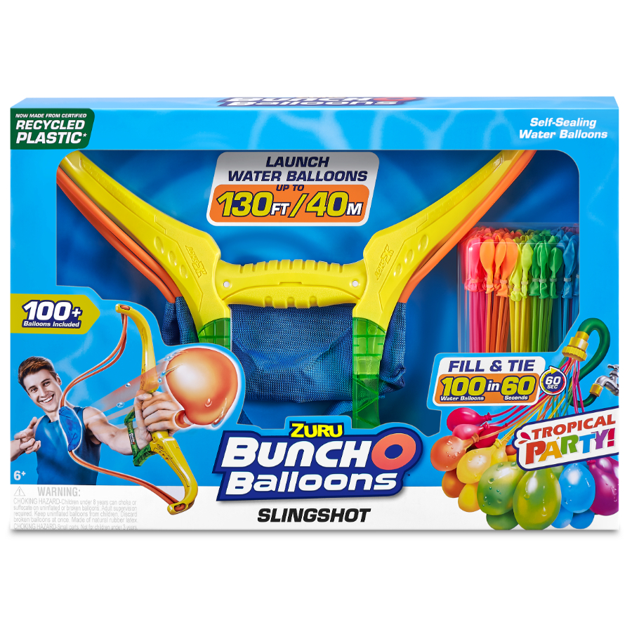 Bunch O Balloons Tropical Party Slingshot With 100 Water Balloons
