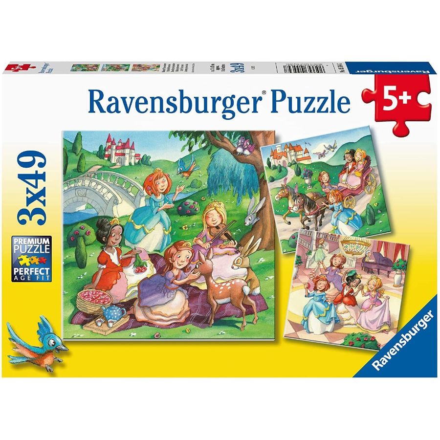 Ravensburger Puzzle 3x49 Piece Little Princesses