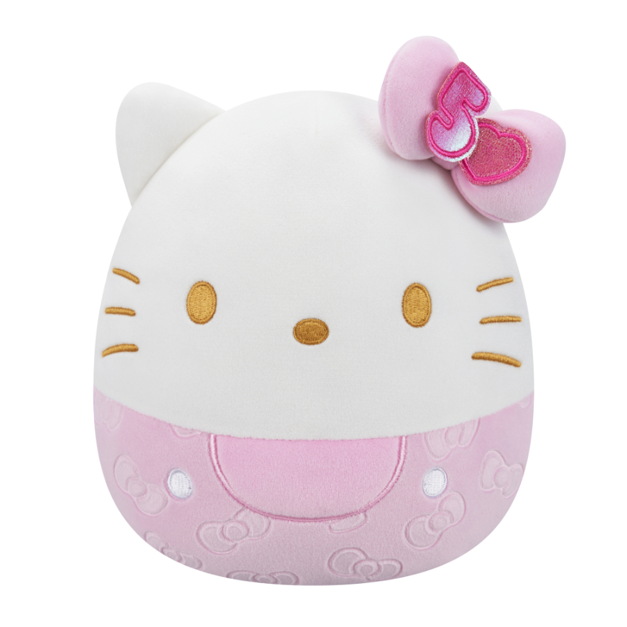 Squishmallows 8 Inch Plush Hello Kitty Bows 50th Anniversary Assorted