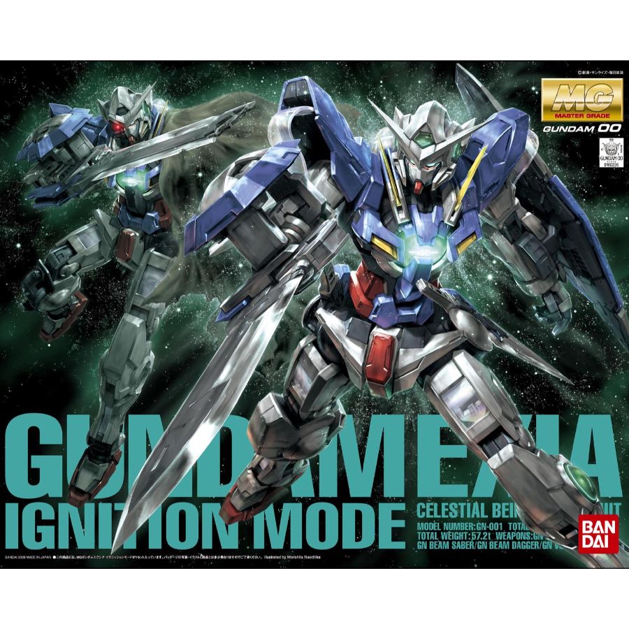 Gundam Model Kit 1:100 MG Gundam Exia Ignition Mode