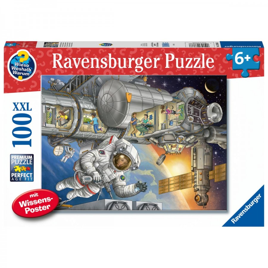 Ravensburger Puzzle 100 Piece On The Space Station
