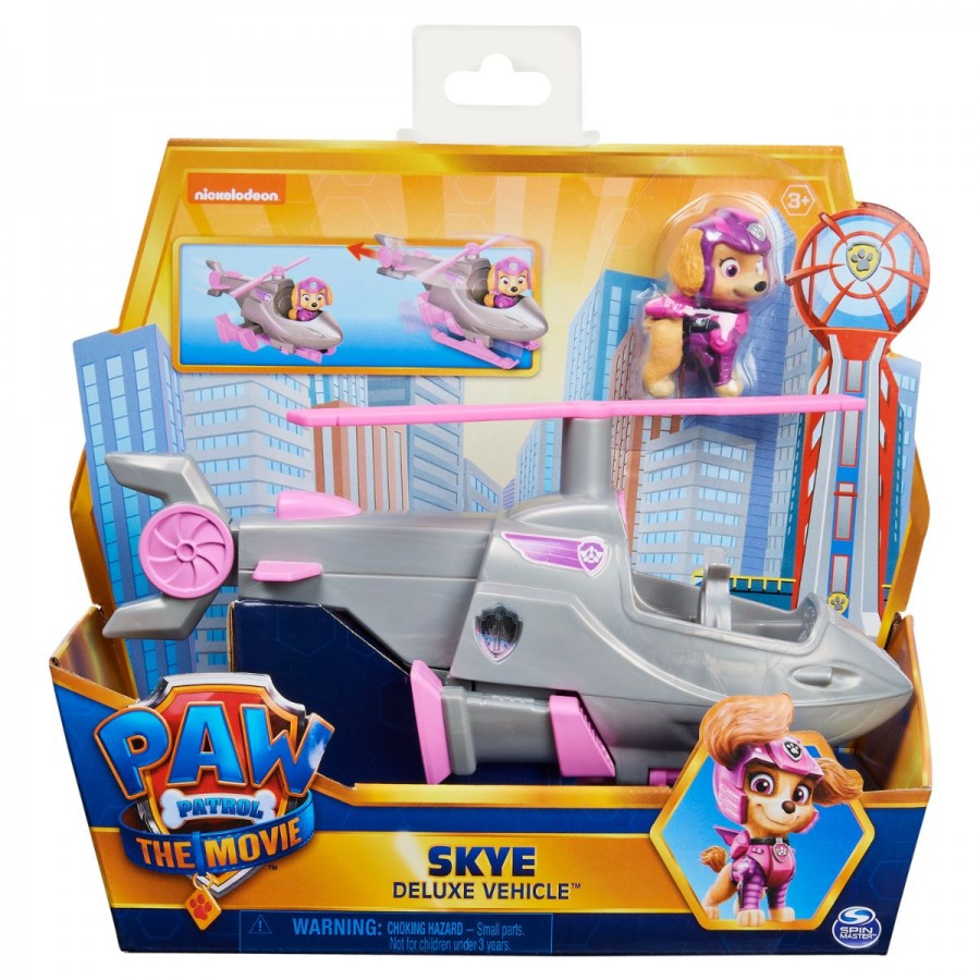Paw Patrol Movie Deluxe Themed Vehicle & Pup Assorted