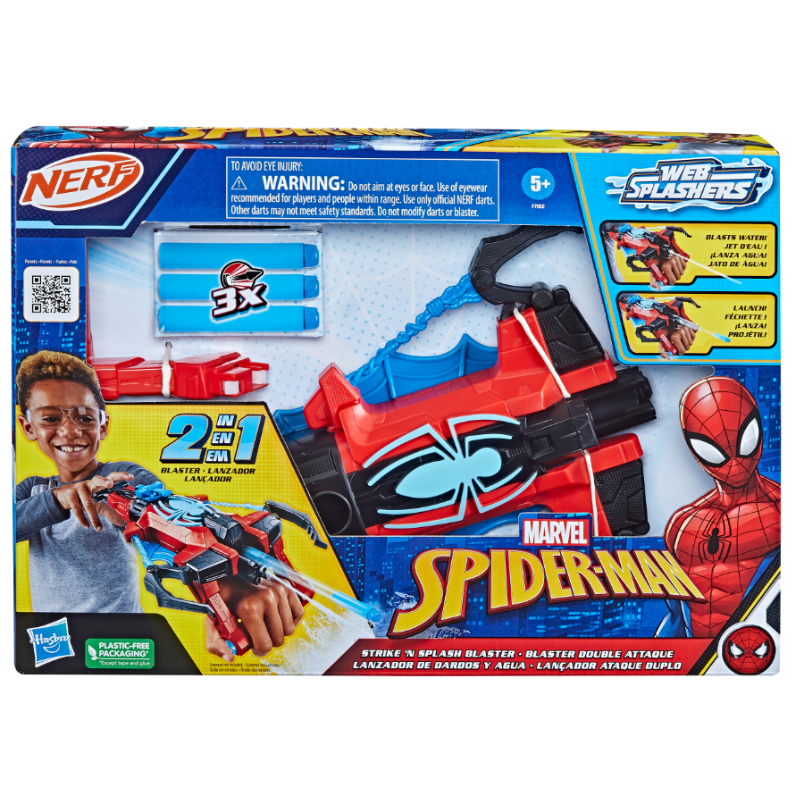 Spider-Man Nerf Strike N Splash Blaster