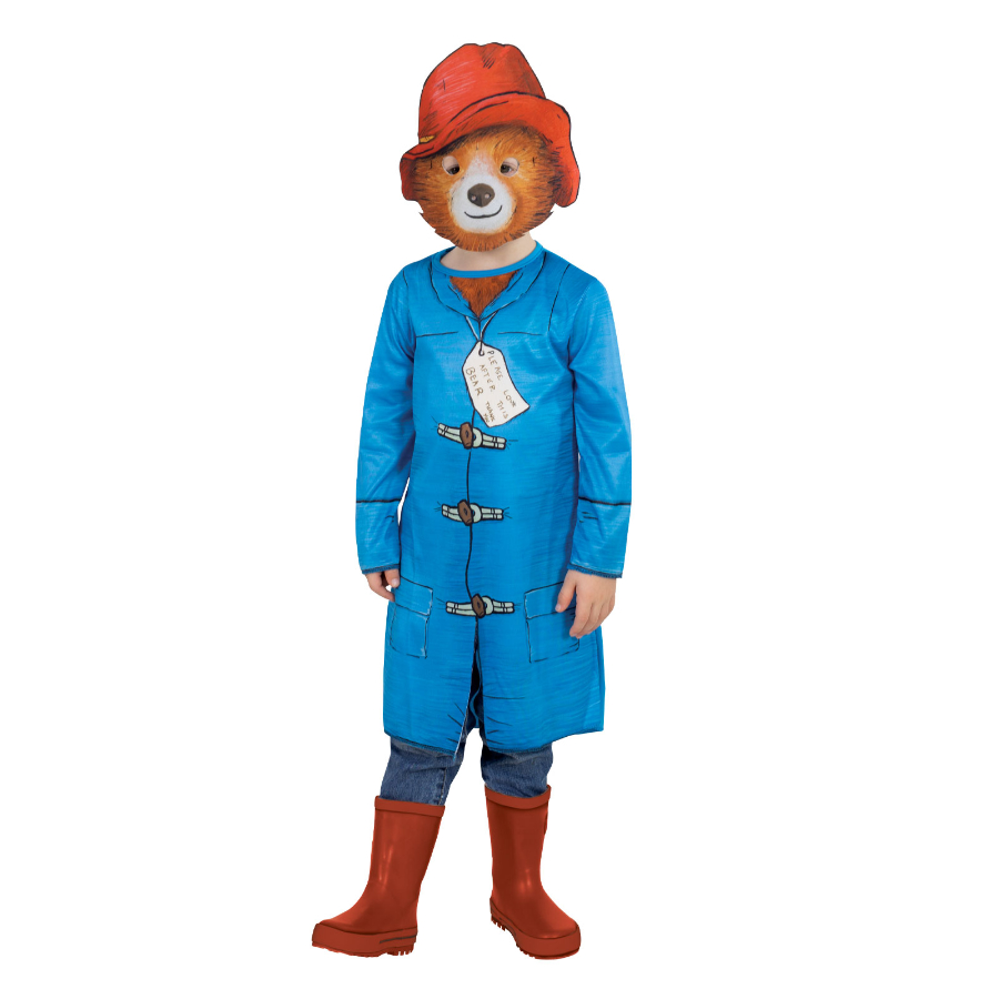 Paddington Bear Classic Kids Dress Up Costume Size 3-5