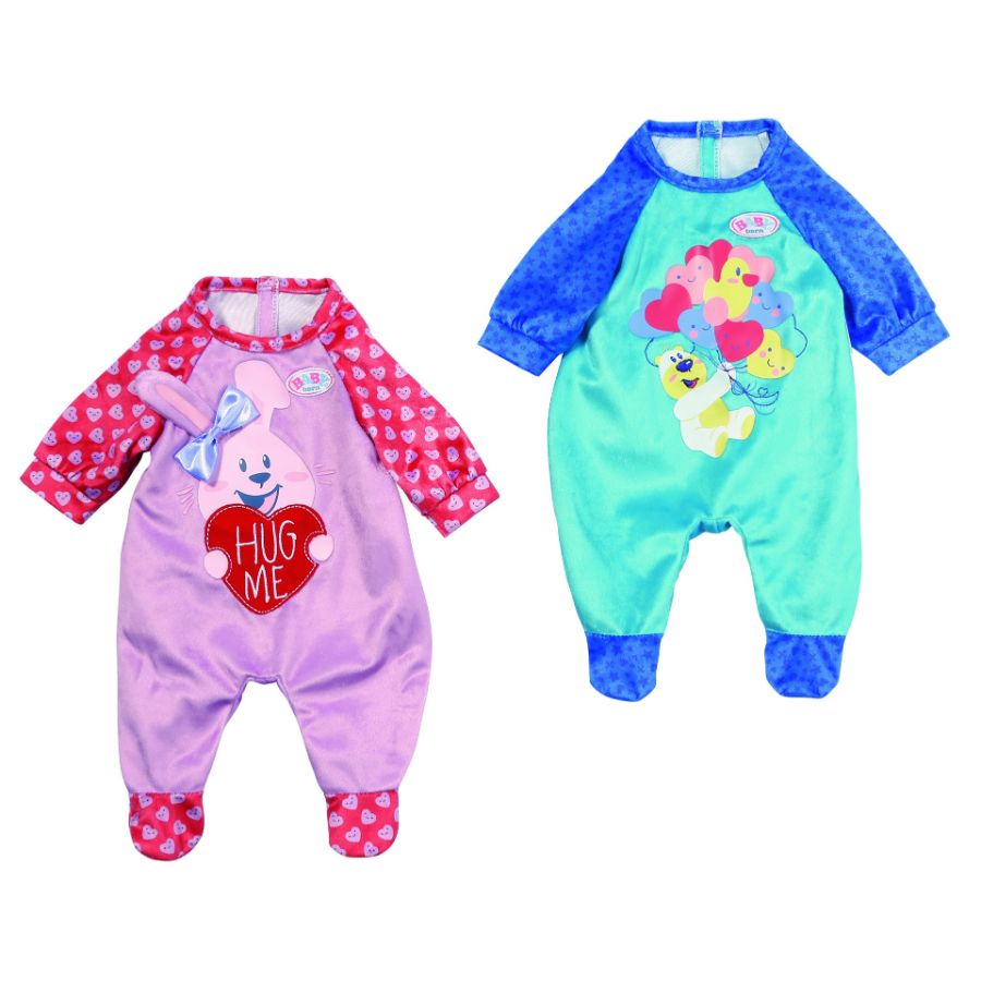 Baby Born Romper Assorted For 43cm Doll