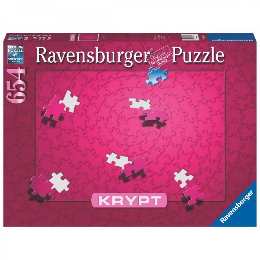 Ravensburger Puzzle 654 Piece Krypt Pink Spiral