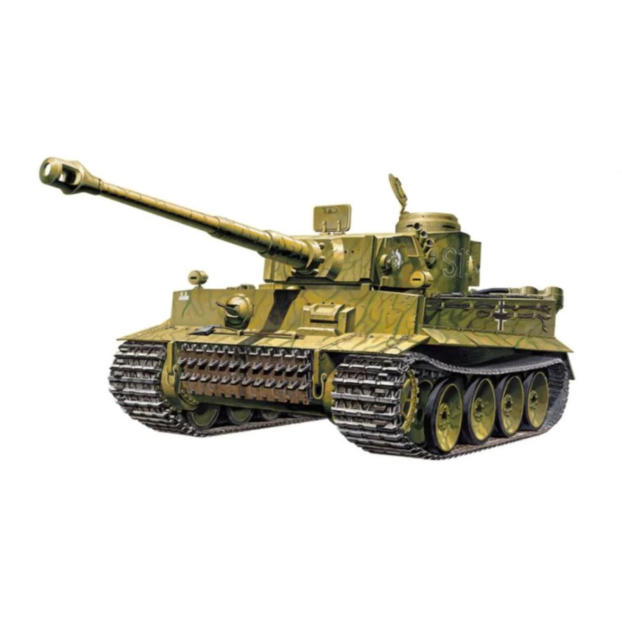 Academy Model Kit 1:35 Tank Tiger 1 Exterior Model 1386