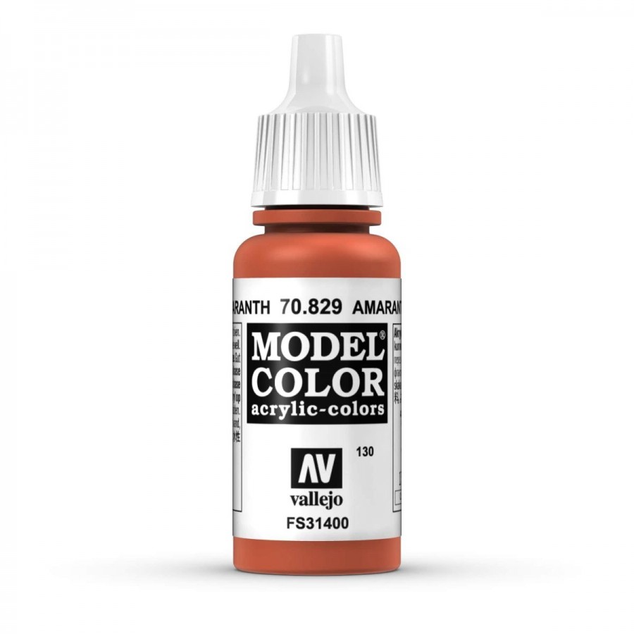 Vallejo Acrylic Paint Model Colour Amarantha Red 17ml