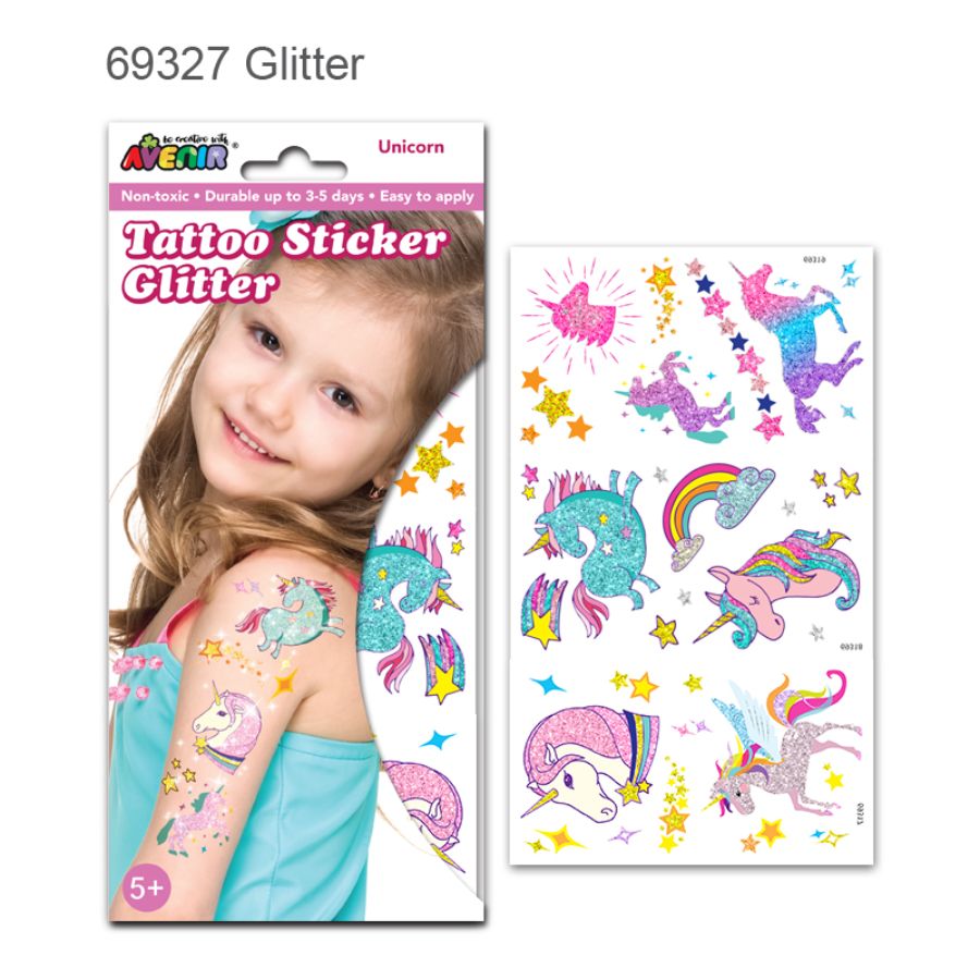 Tattoo Glitter Unicorn