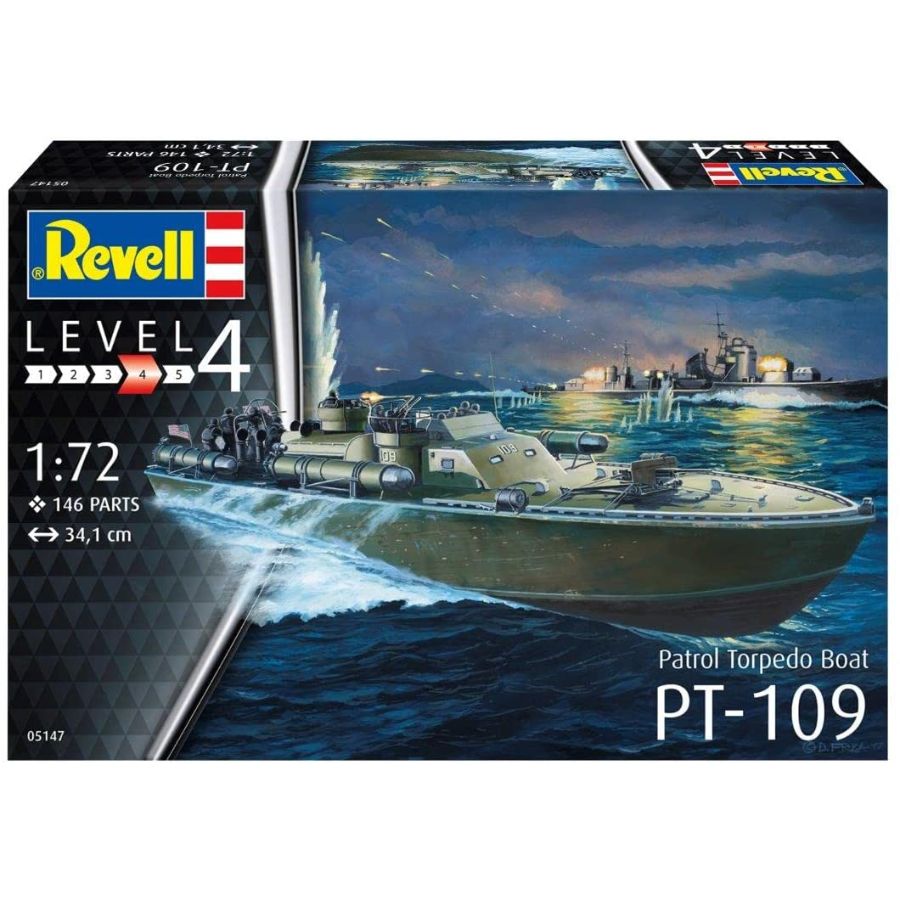Revell Model Kit 1:72 Patrol Torpedo Boat PT-109