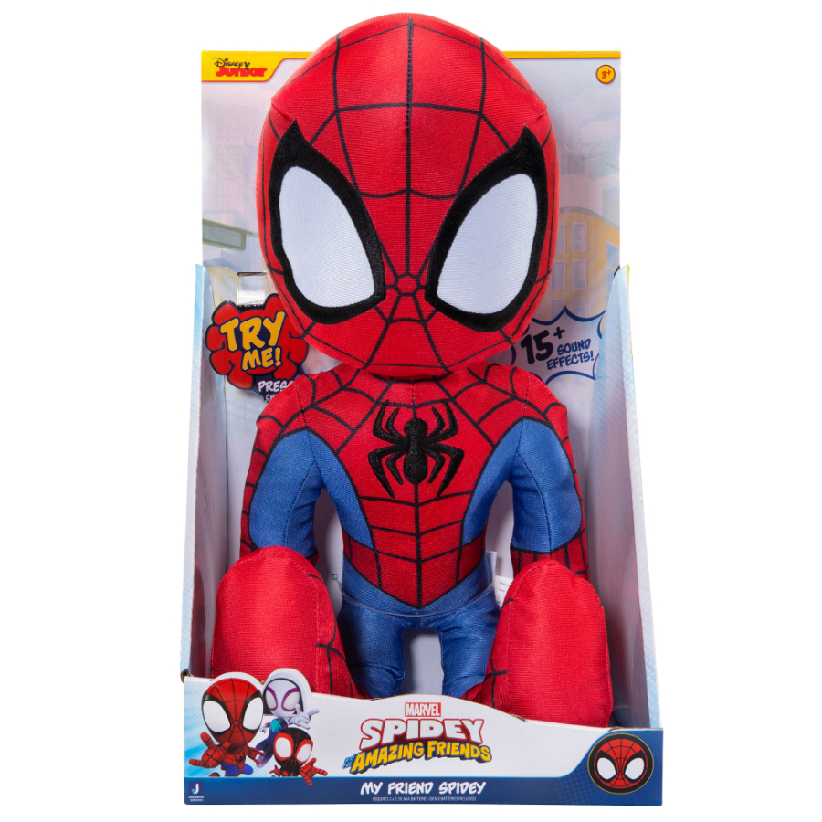 Spidey & His Amazing Friends Spidey Feature Plush With Sounds