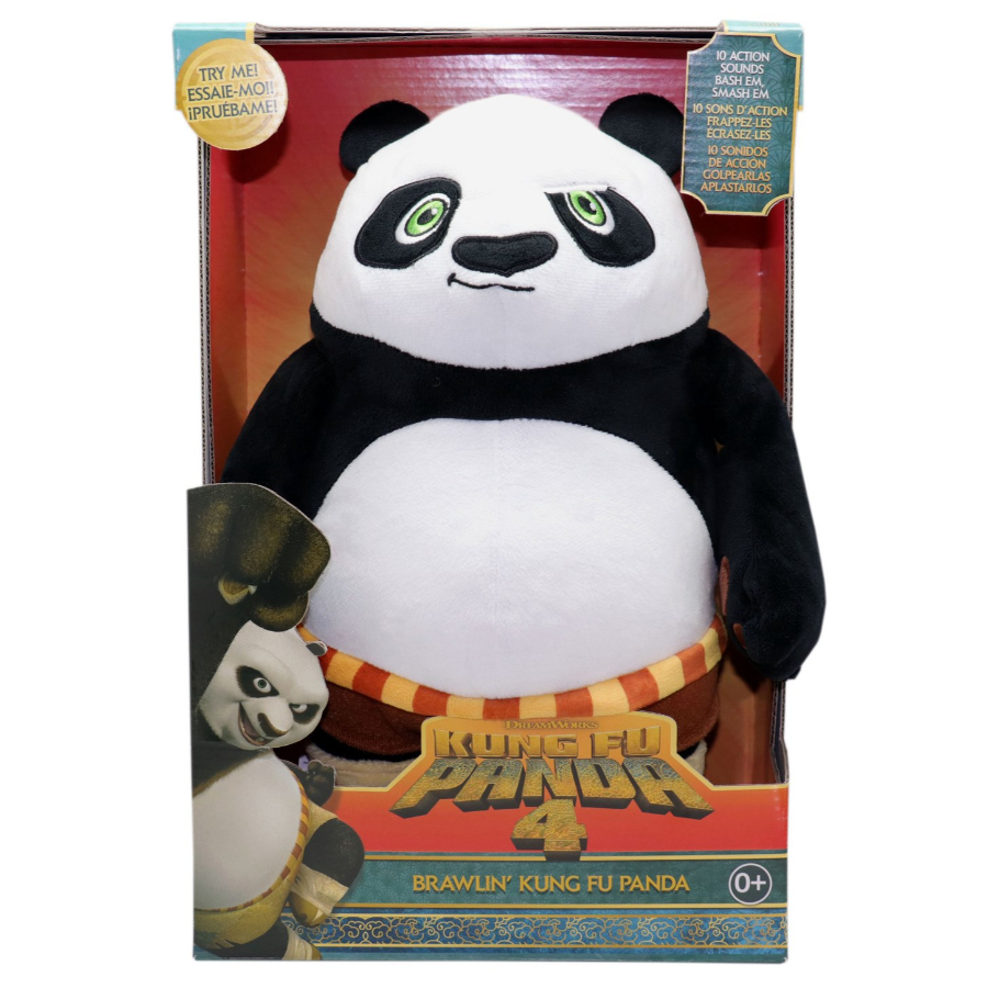 Kung Fu Panda 4 Motion ActivatedPo Plush