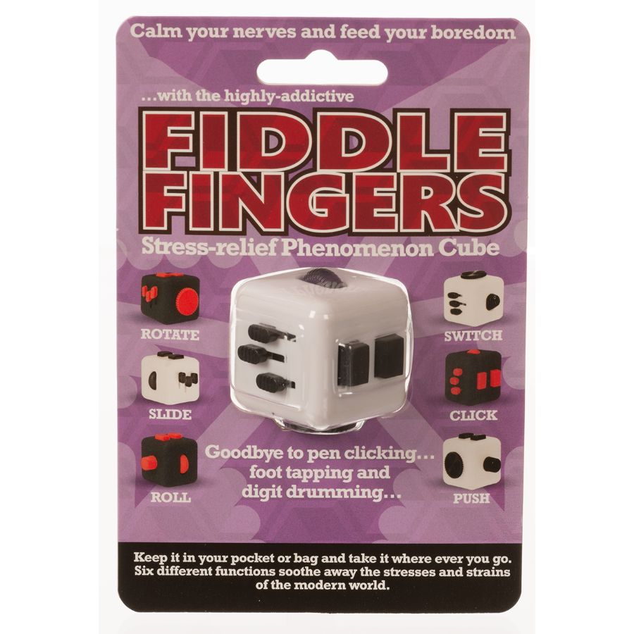 Fiddle Fingers Fidget Cube Assorted