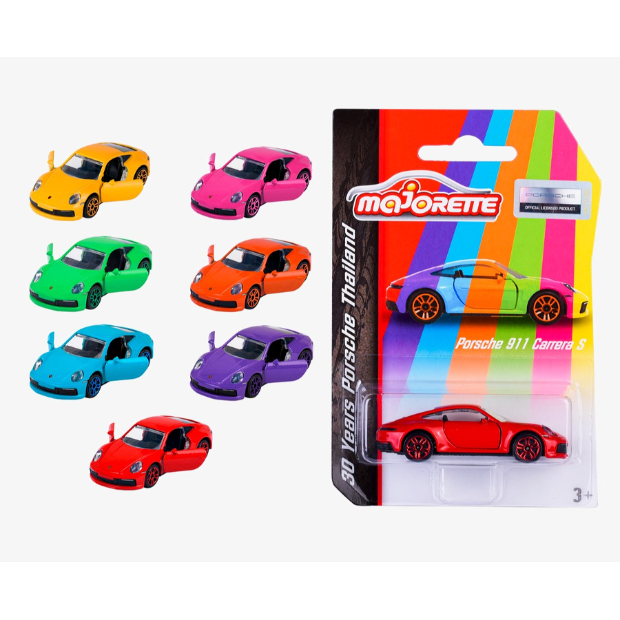 Majorette Diecast Cars Porsche Colour Series Assorted