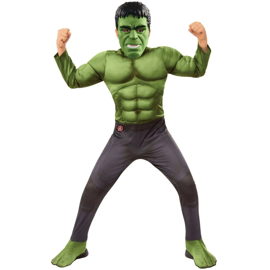 Hulk Deluxe Kids Dress Up Costume Size 5-7