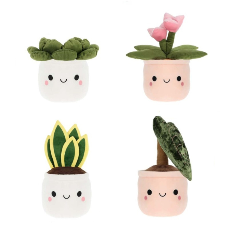 Plant In A Pot Plush 30cm Assorted