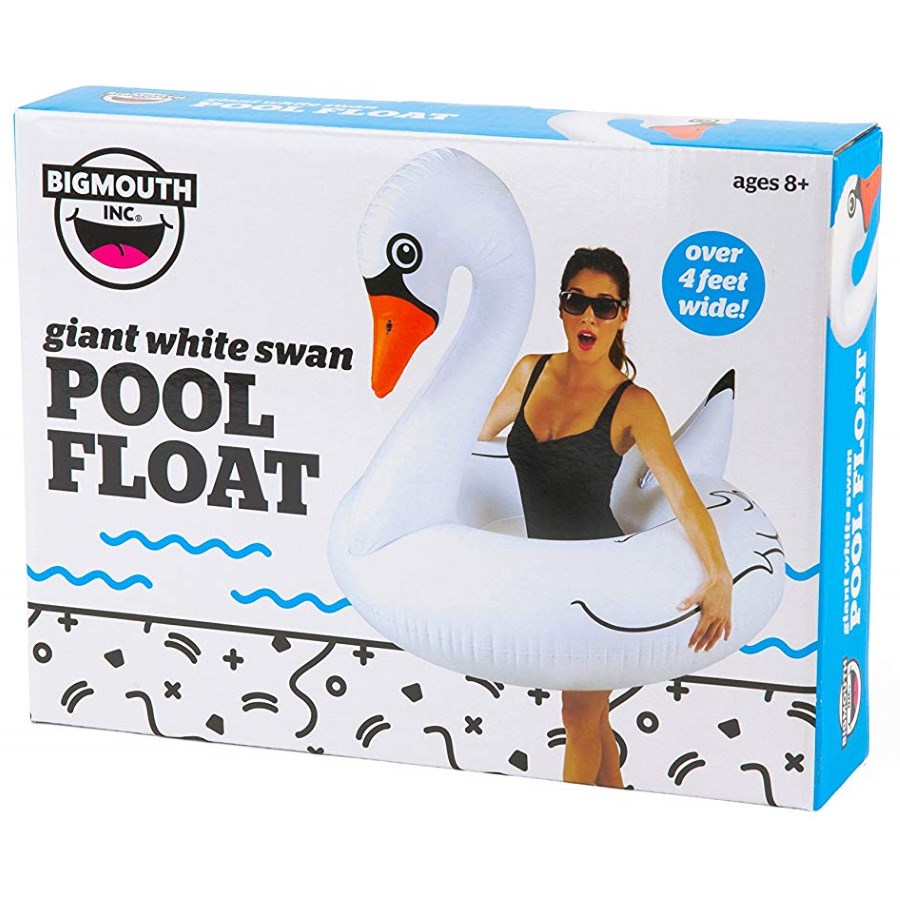 Big Mouth Giant White Swan Pool Float