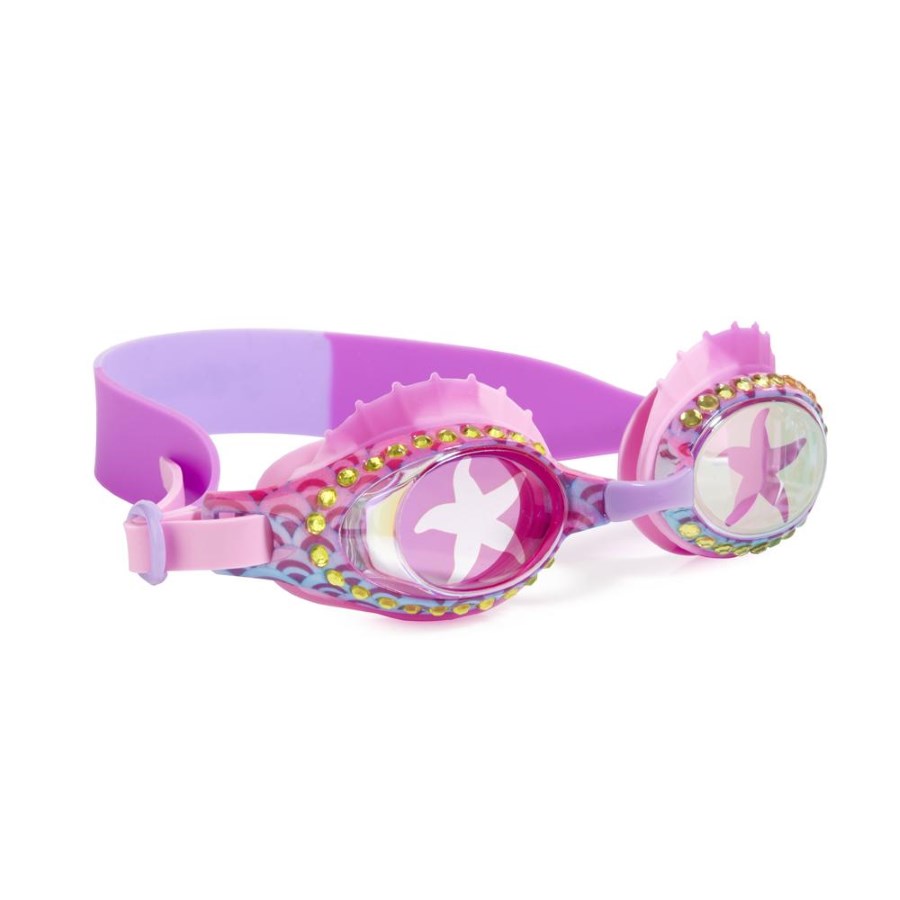 Bling2O G Sea Horse Kisses & Star Fish Wishes Pink Stone Swimming Goggles