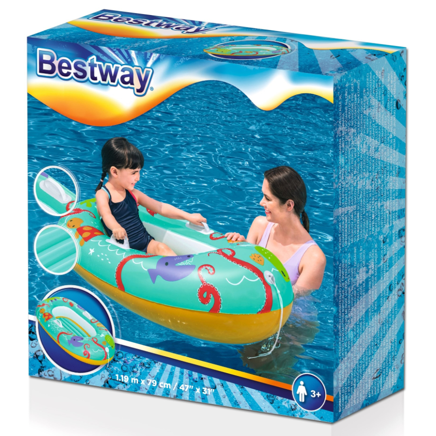Bestway Inflatable Pool Toy Happy Crustacean Junior Raft