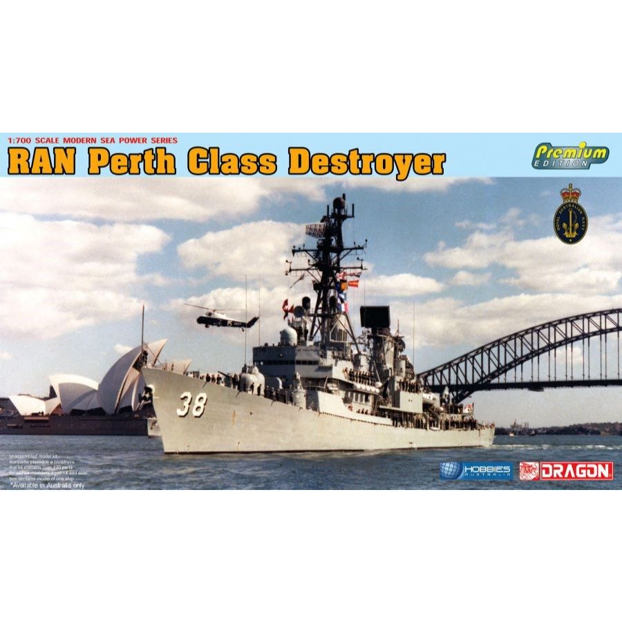 Dragon Model Kit 1:700 RAN HMAS Perth D-38 Aust Decals