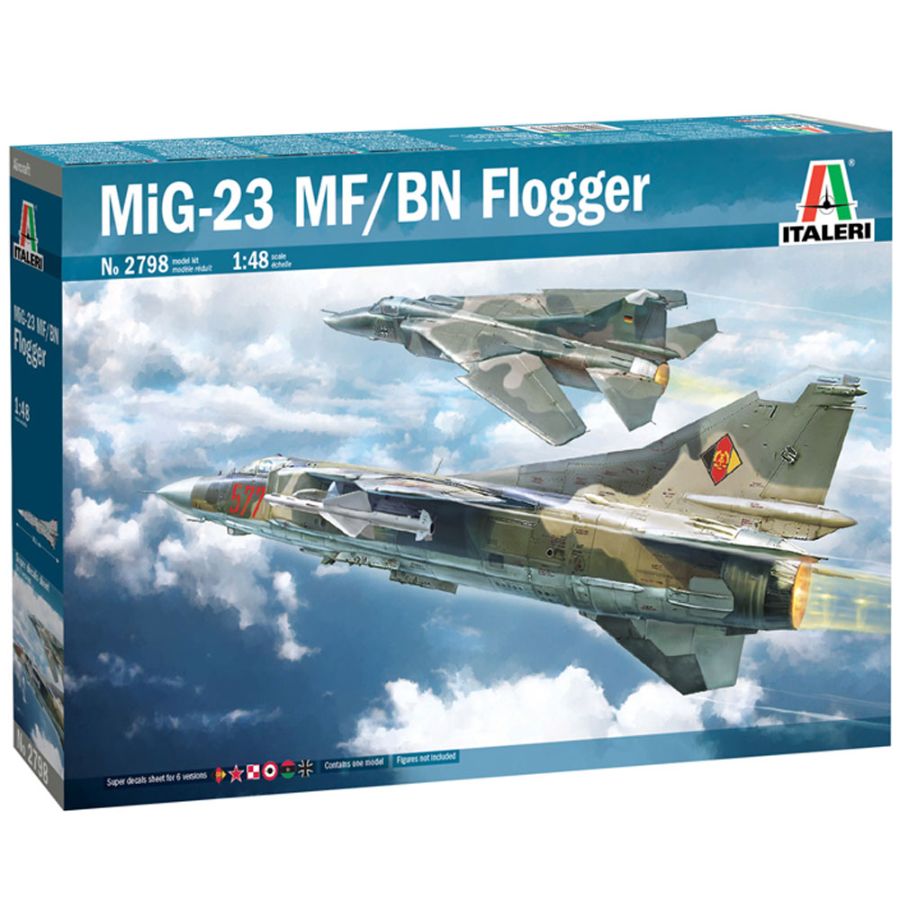 Italeri Model Kit 1:48 MiG-23 MF BN Flogger