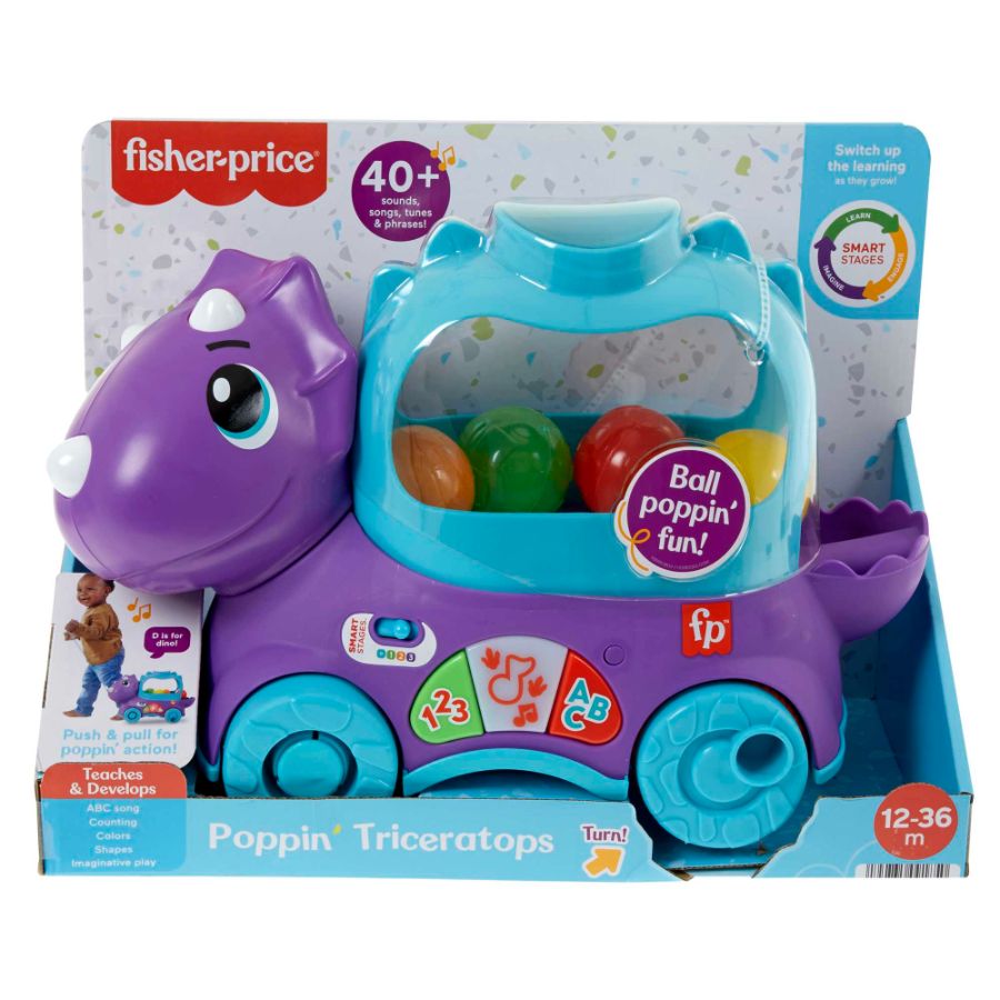 Fisher Price Poppin Triceratops