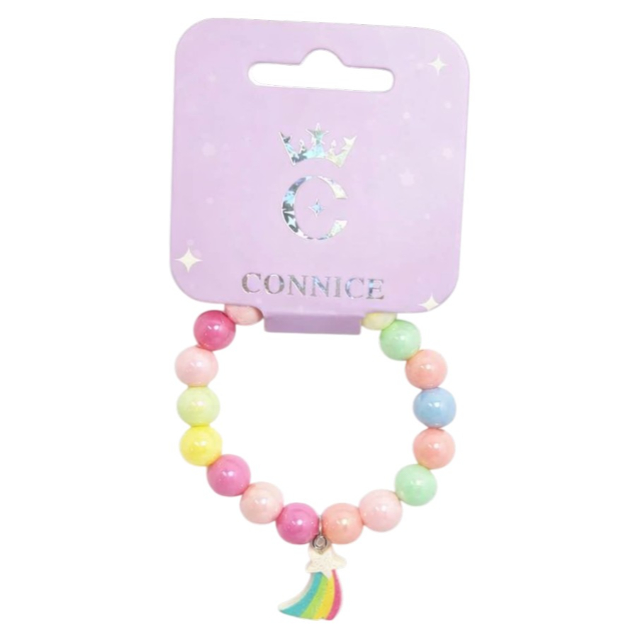 Kids Beads Bracelet Rainbow With Meteor