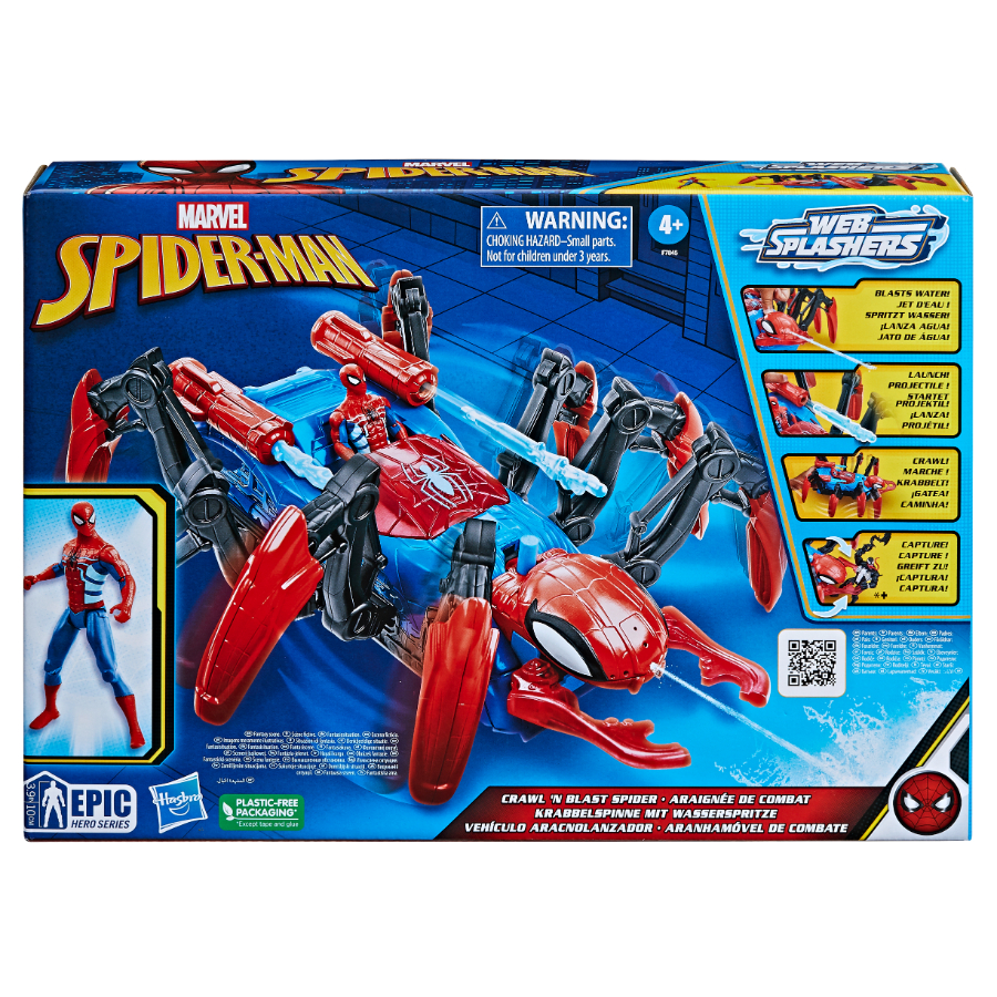 Spider-Man Crawl & Blast Spider Vehicle & Figure