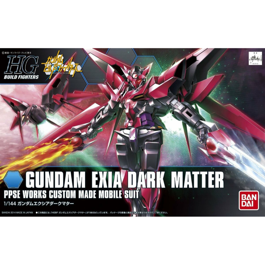 Gundam Model Kit 1:144 HGBF Gundam Exia Dark Matter