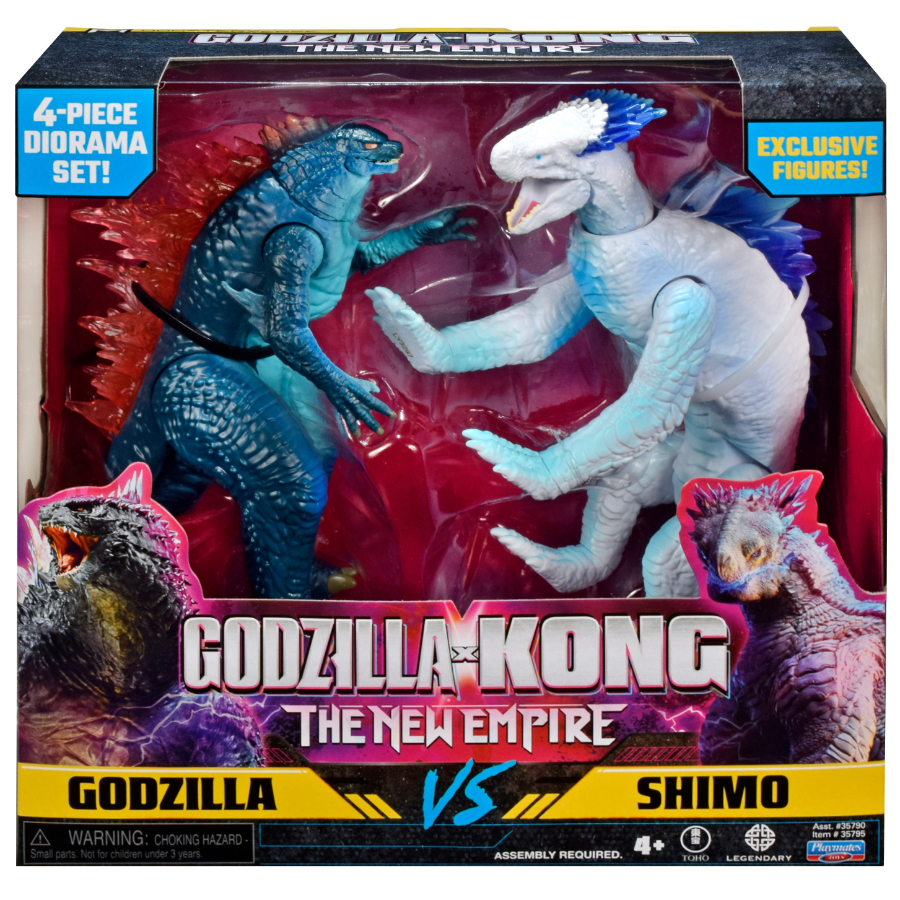 Godzilla x Kong The New Empire Godzilla Vs Shimo Figure 2 Pack